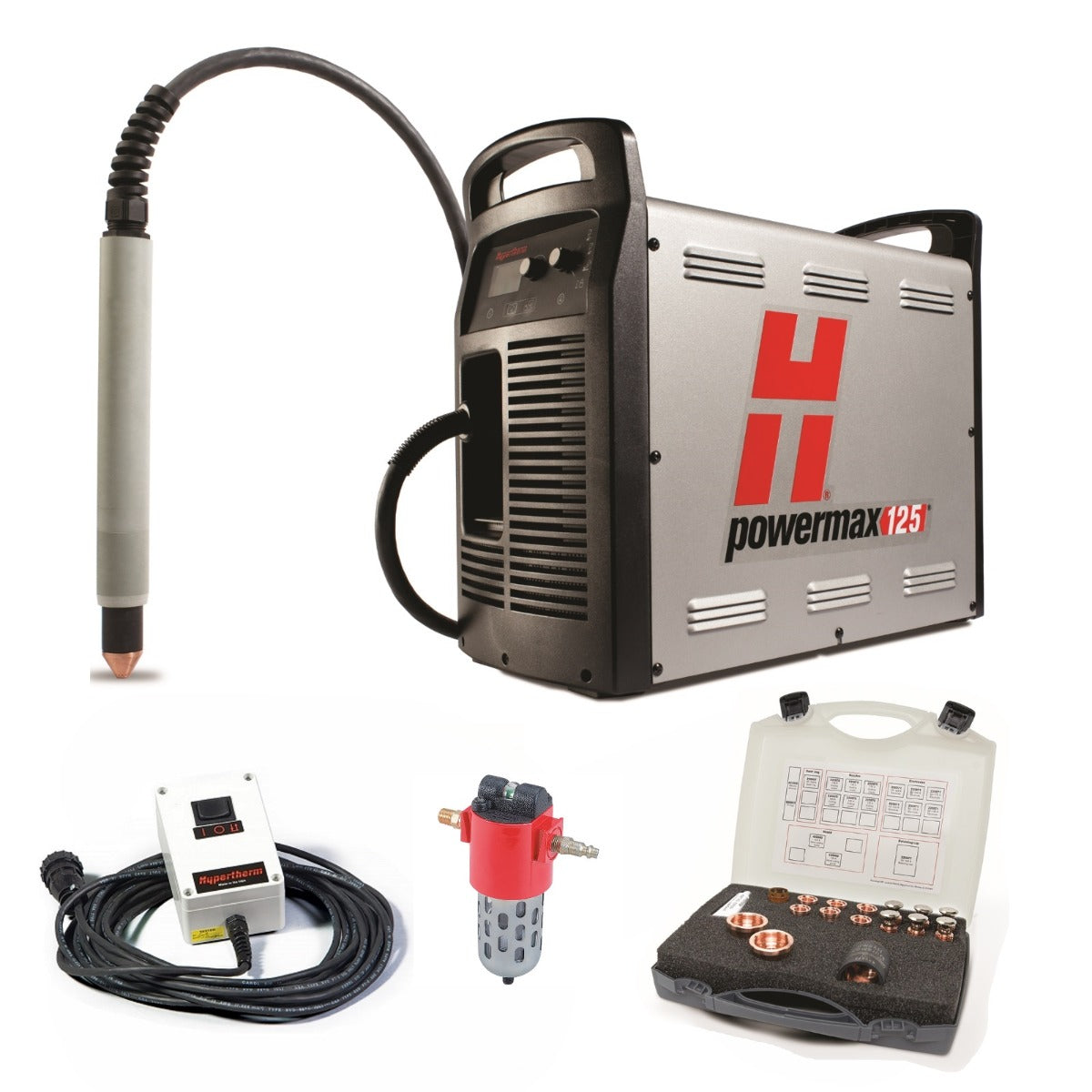 Hypertherm Powermax 125 w/CPC 25ft Mechanized Torch Pkg (059539)