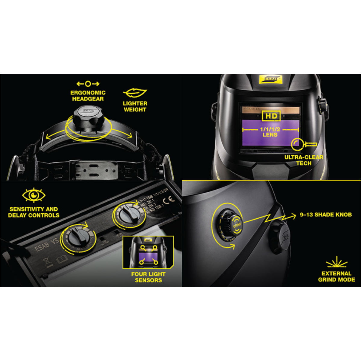 ESAB Savage A40 Black Welding Helmet (0700000490)