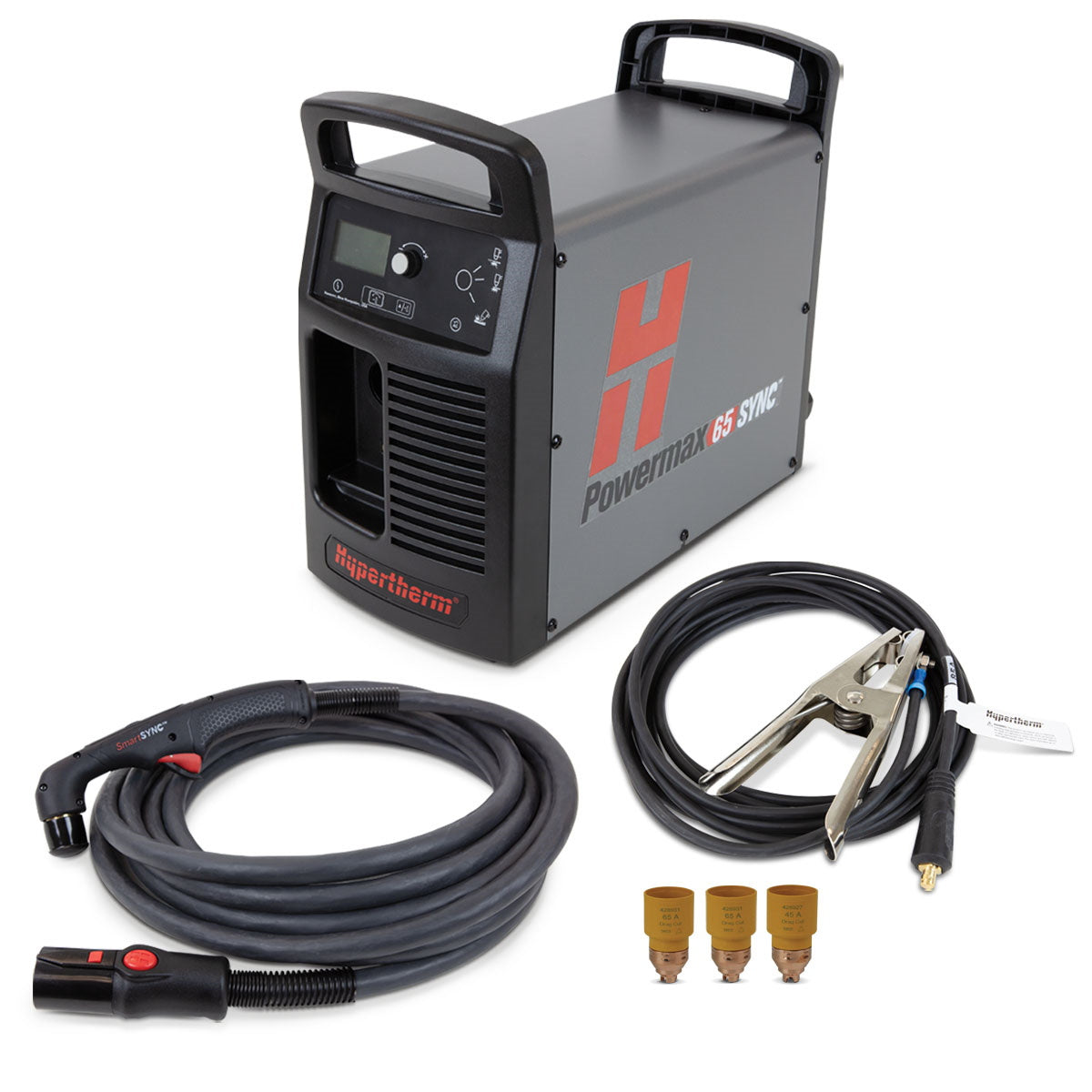 Hypertherm Powermax 65 Sync Plasma Cutter w/25ft Hand Torch (083343)