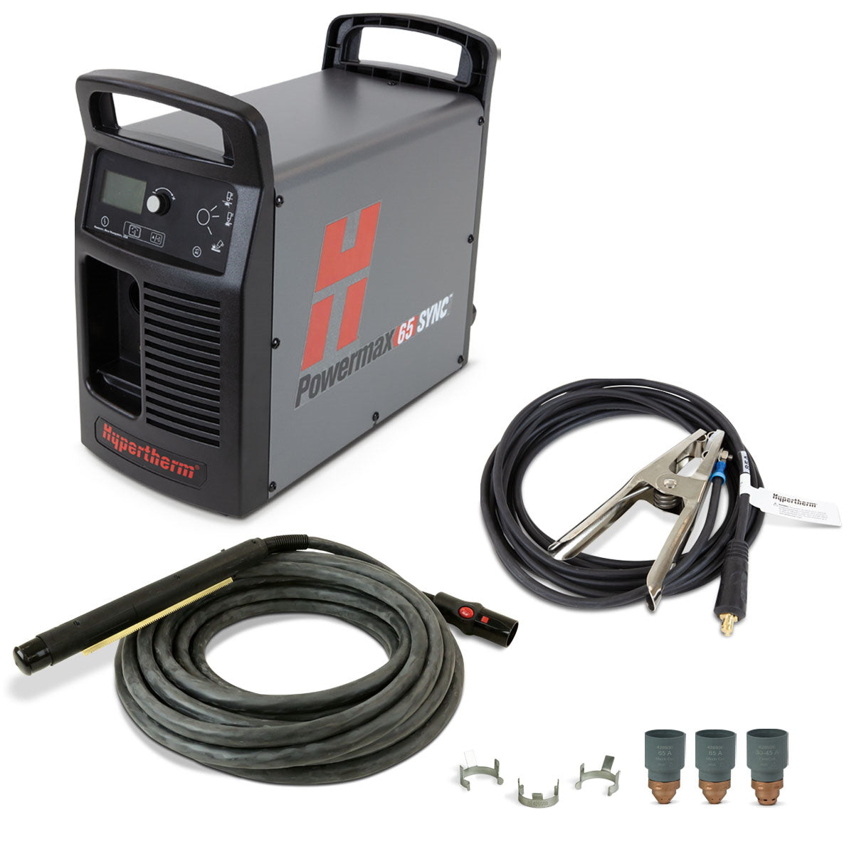 Hypertherm Powermax 65 Sync Plasma w/CPC 25ft 180° Mech Torch (083349)