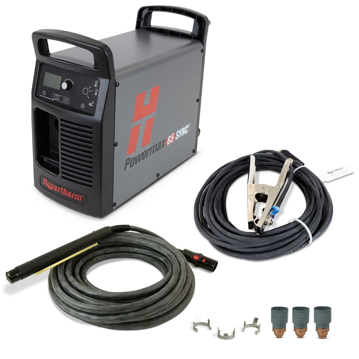 Hypertherm Powermax 65 Sync Plasma w/CPC 50ft 180° Mech Torch (083350)