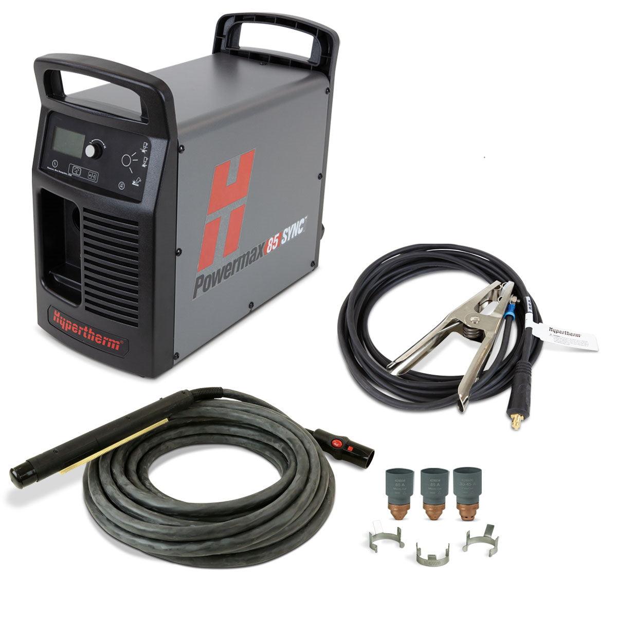 Hypertherm Powermax 85 Sync Plasma Cutter w/CPC 25ft 180° Mech Torch (087189)