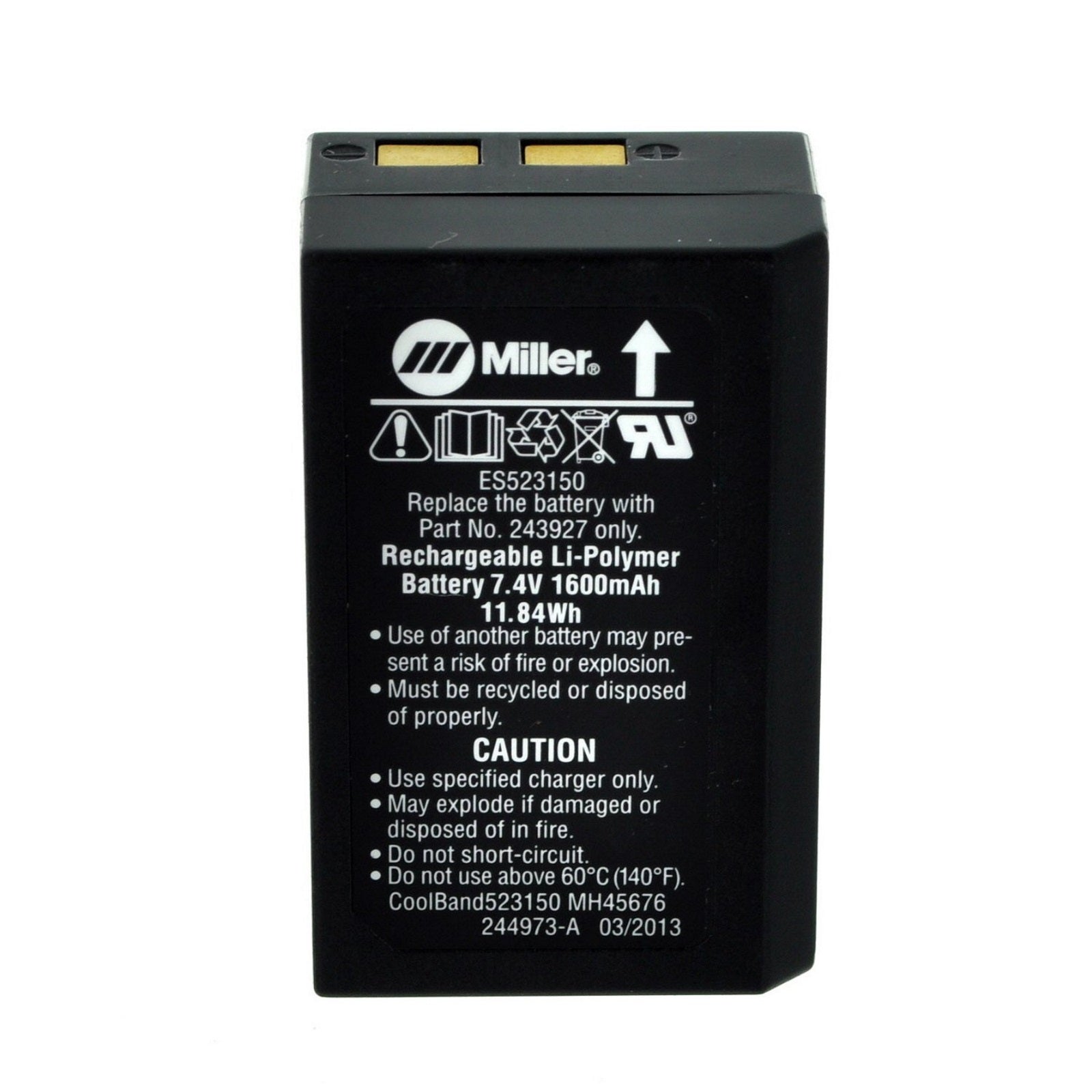 Miller Battery For Coolband (243927)