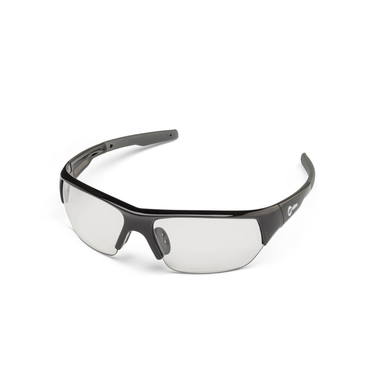 Miller Black Frame Clear Lens Safety Glasses (272191)