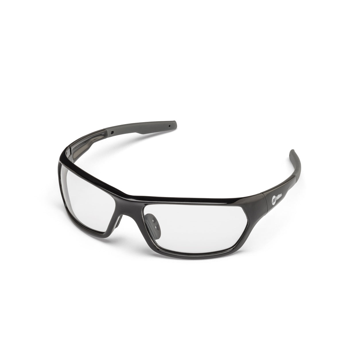 Miller Clear Lens, Black Frame Safety Glasses (272201)
