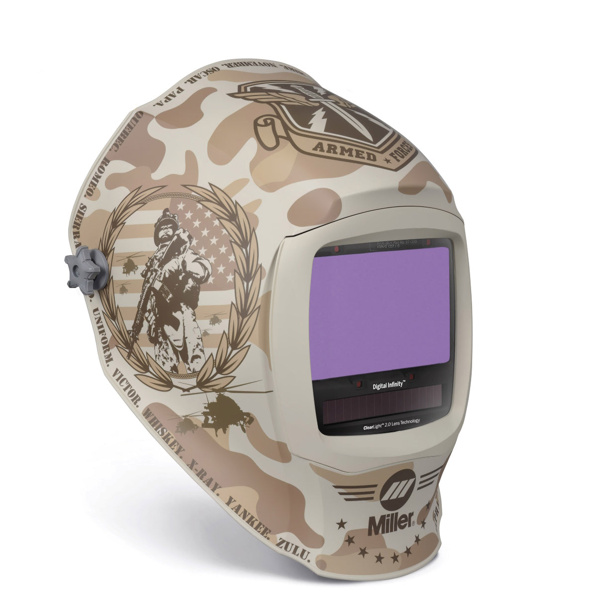 Miller Digital Infinity Honor Welding Helmet w/ClearLight 2.0 Lens (280054)