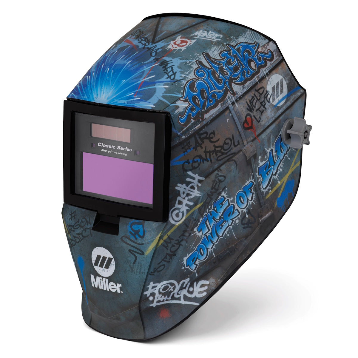 Miller Classic Series Street Sparks Welding Helmet with ClearLight Lens (299618)