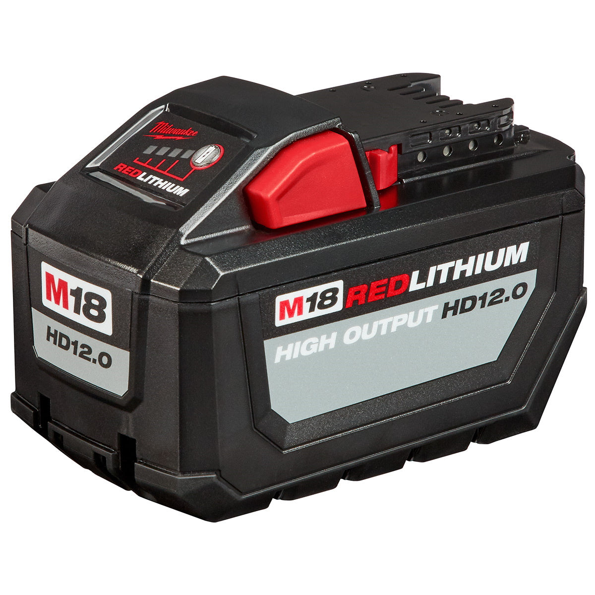Milwaukee M18 Redlithium High Output HD12.0 Battery Pack w/Rapid Charger (48-59-1200)