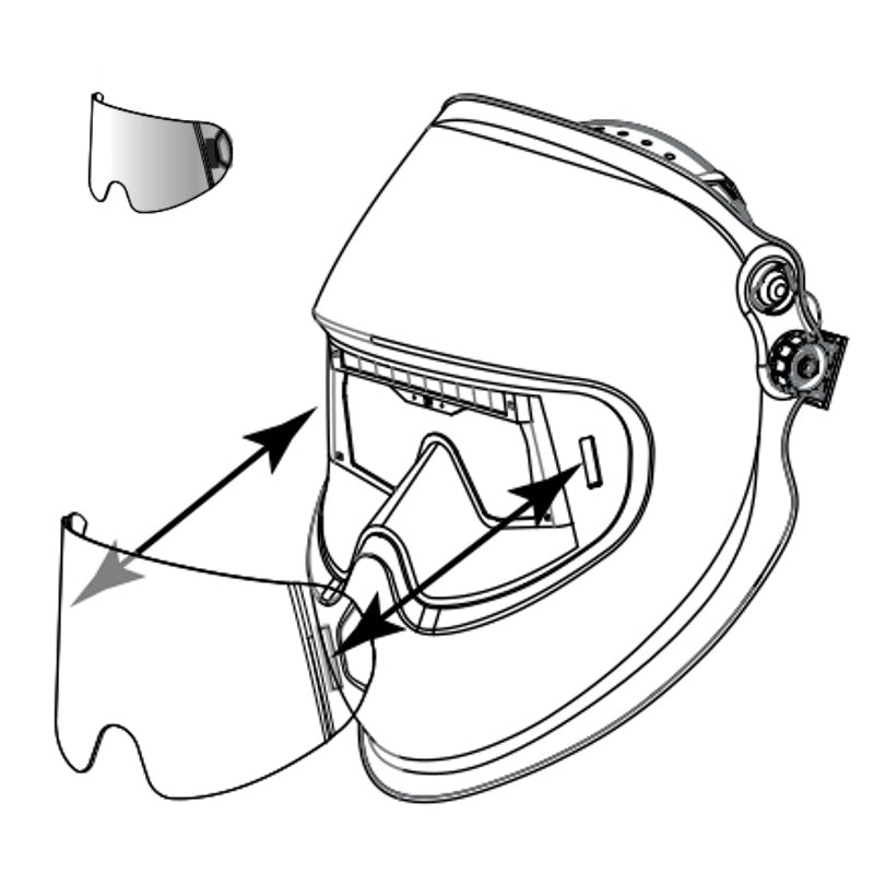 Optrel Panoramaxx Outside Cover Lens Pkg/5 (5000.270)