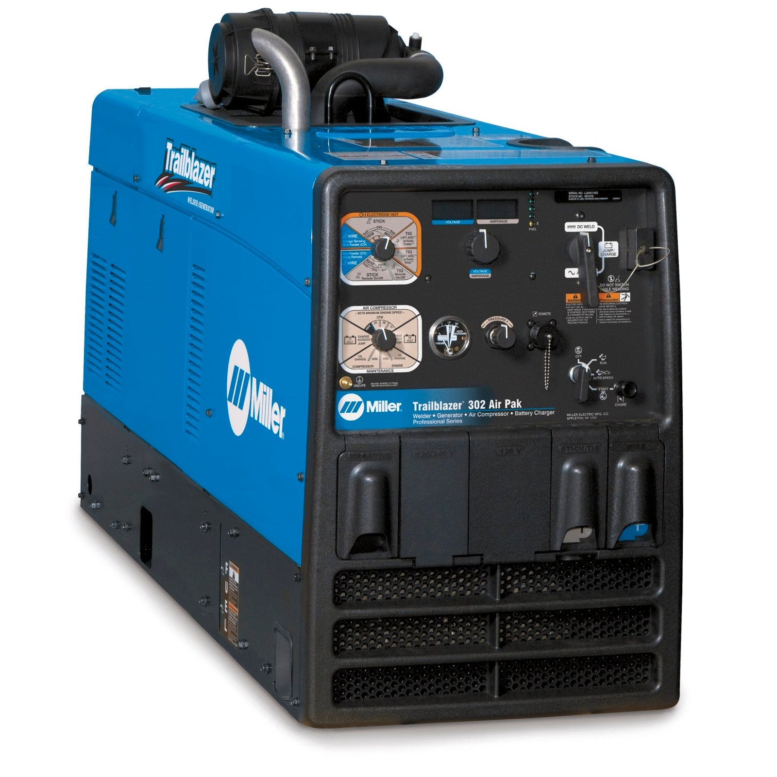 Miller Trailblazer 302 Kohler Air Pak Welder/Generator (907549-001)