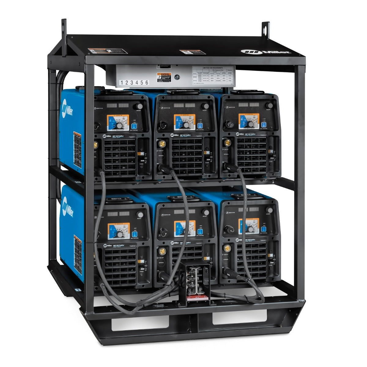 Miller XMT 350 FieldPro ArcReach 6-Pack Rack (907740)