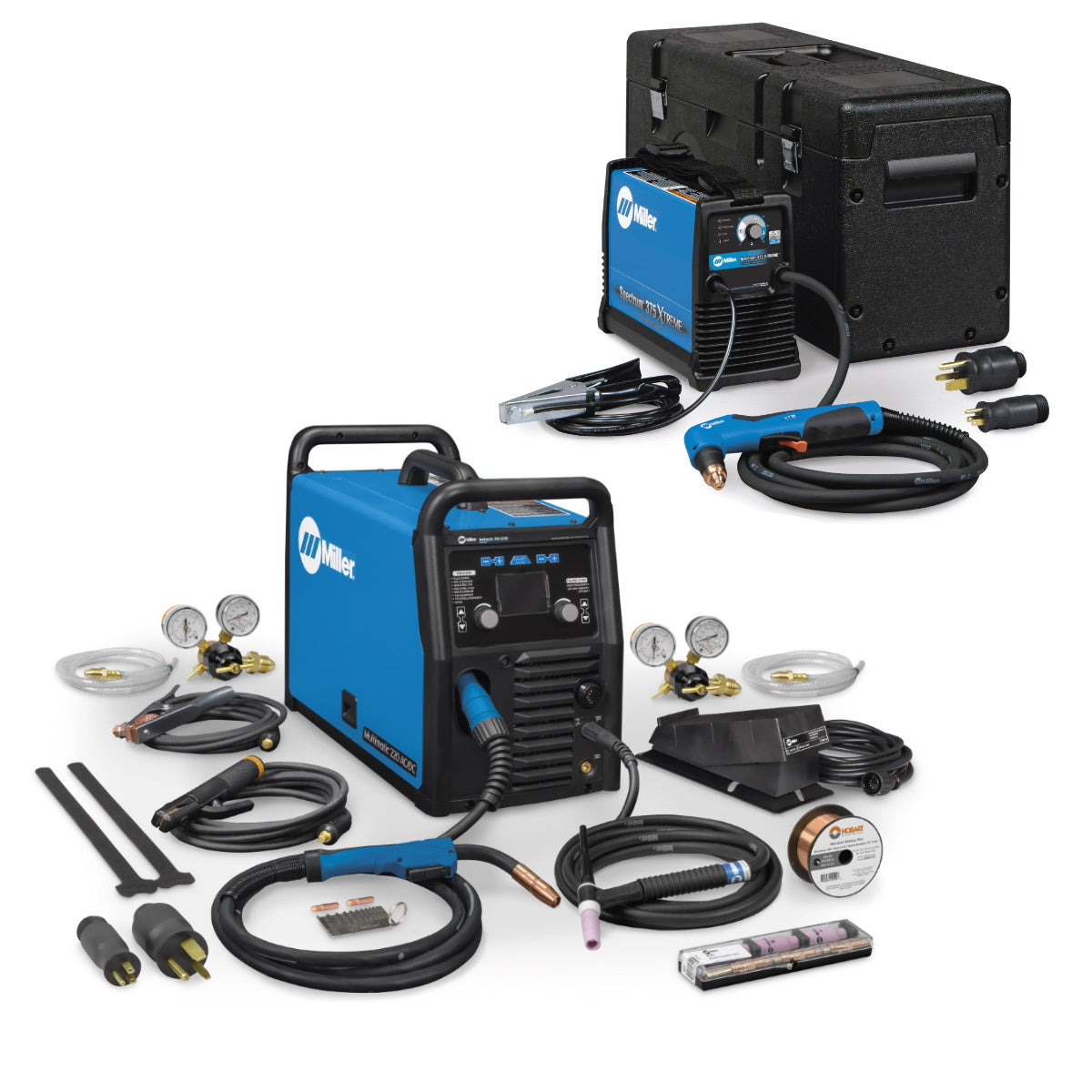 Miller Multimatic 220 AC/DC Welder + Spectrum 375 Plasma Cutter (907757, 907529)