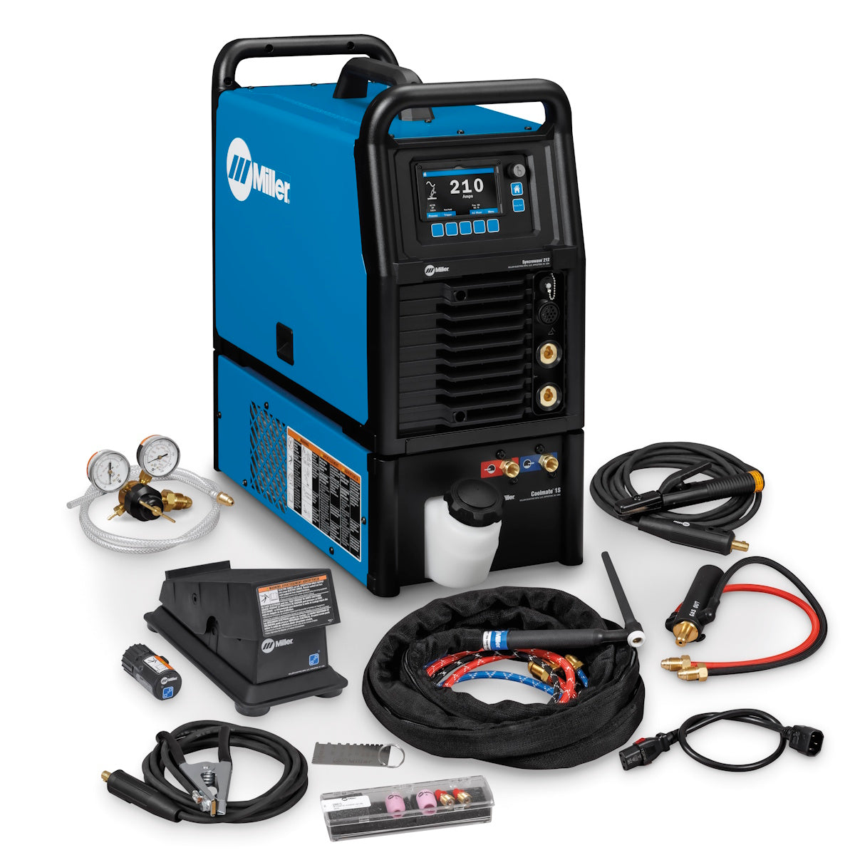 Miller Syncrowave 212 AC/DC TIG Welder Water Cooled Pkg w/Wireless Foot Ctrl (951000254)