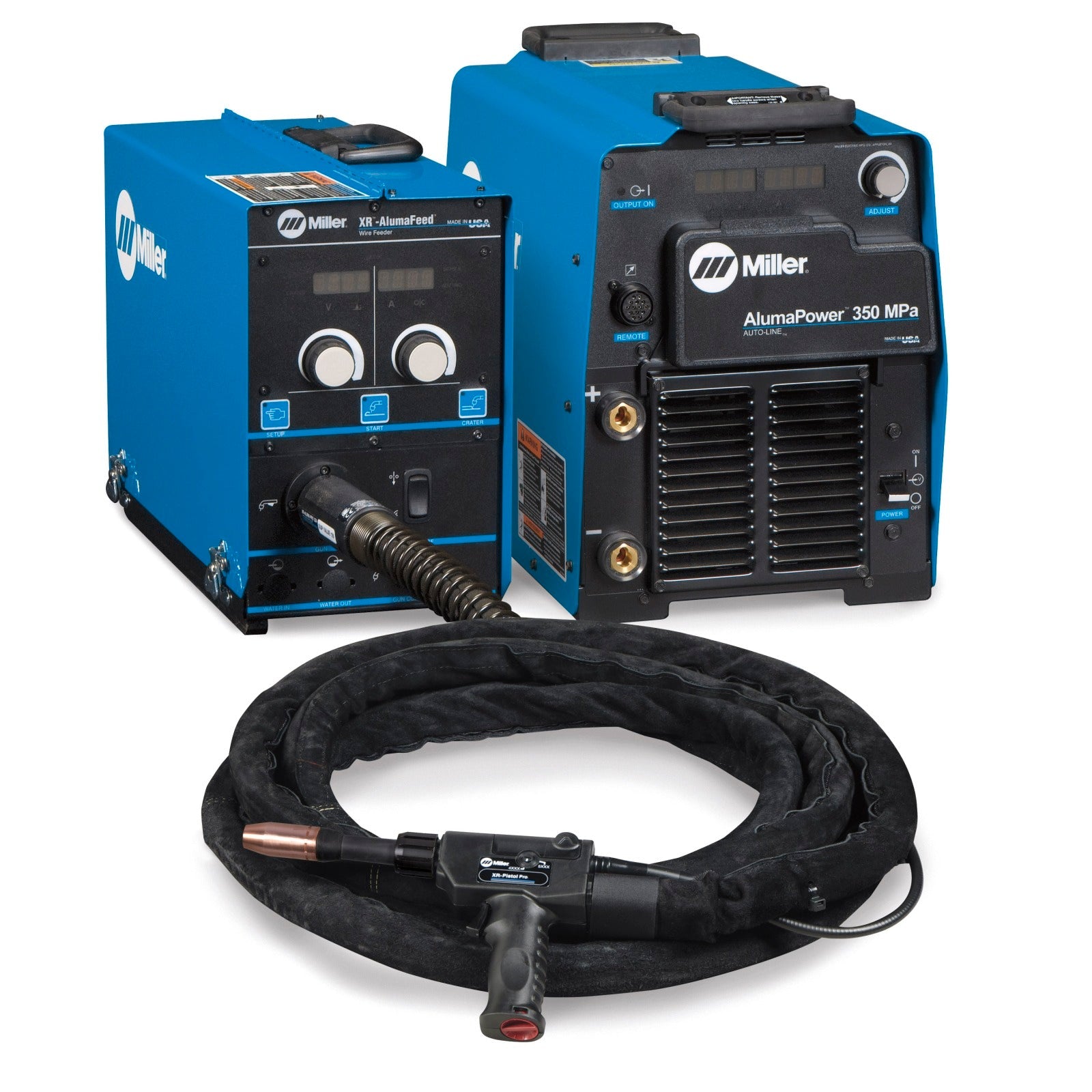 Miller AlumaPower 350 MPa MIG Welder with Aux Power, and Accessory Package (951554)