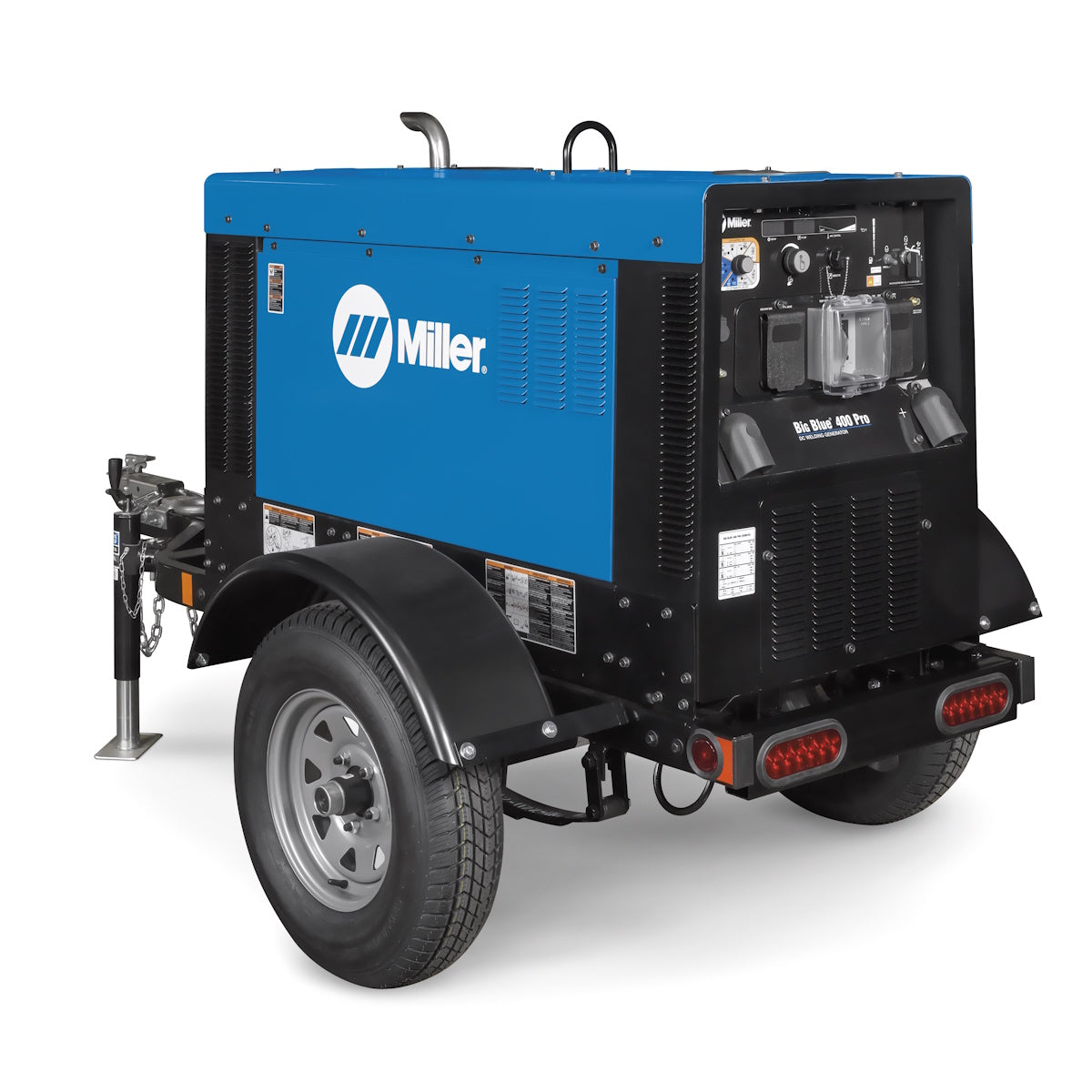 miller big blue 400 pro arcreach kubota trailer package main