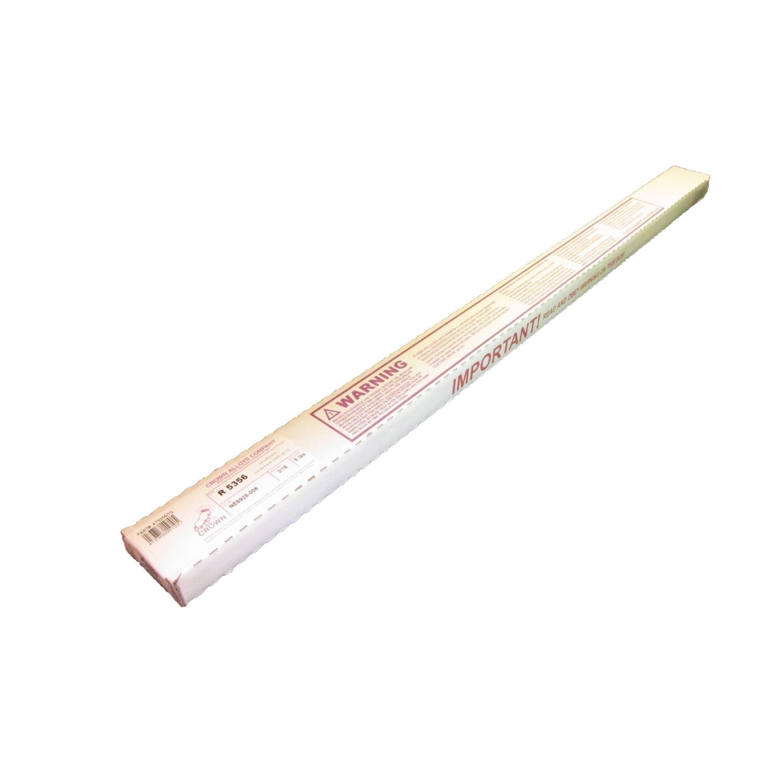 Crown Alloy 3/16 x 36" R 5356 Aluminum TIG 5 lb BOX (AT5356/TQ)