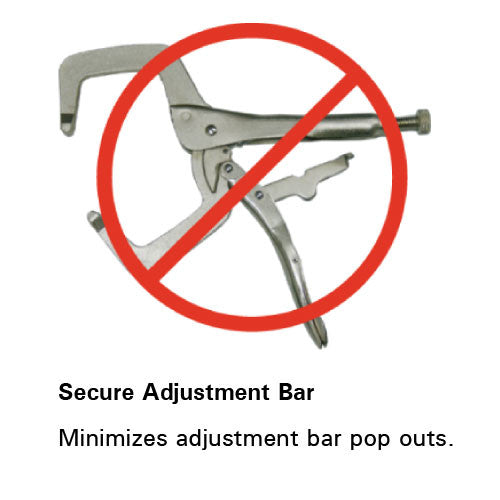 Strong Hand Tools 11 in. Swivel Pad Locking C Clamp (PR115S)