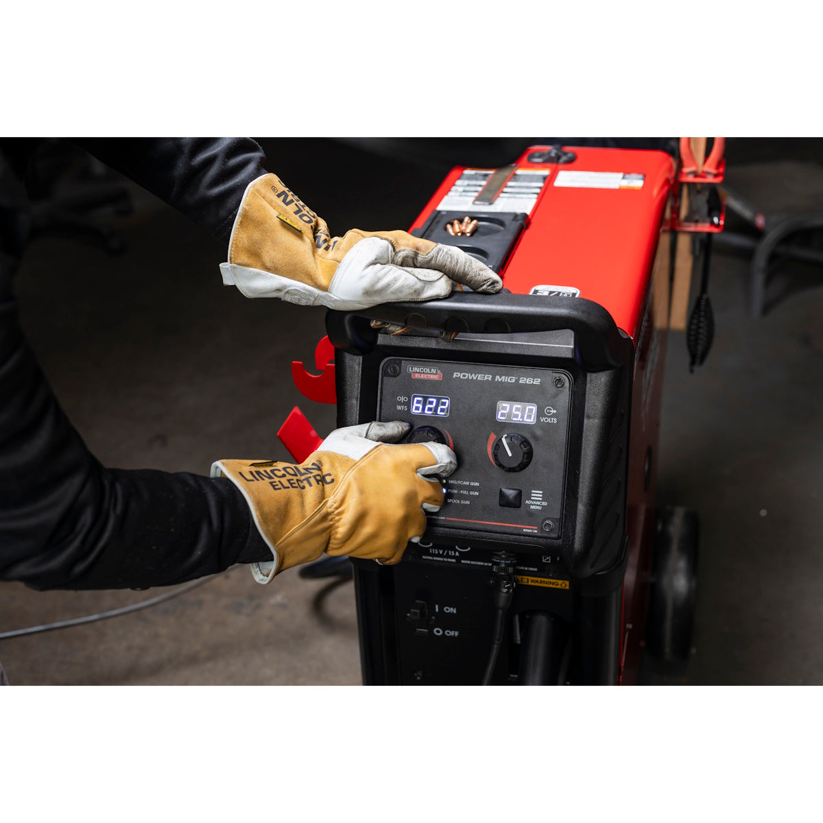 lincoln power mig 262 mig welder