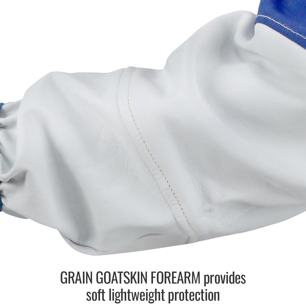 grain goatskin forearm leather/fr cotton sleeves lightweight protection