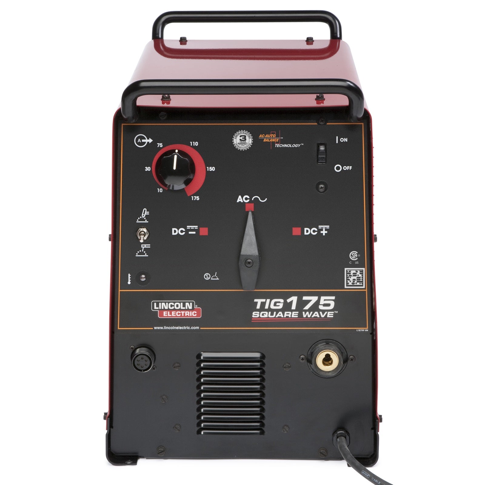 Lincoln Square Wave TIG 175 Welder (K1478-5)