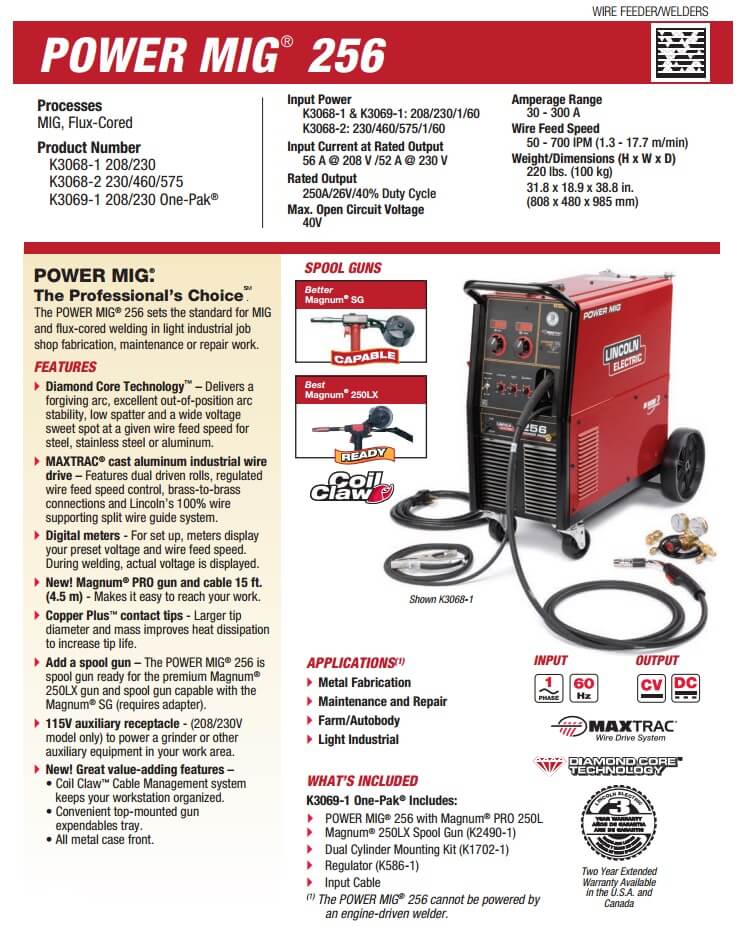 Product Specifications
