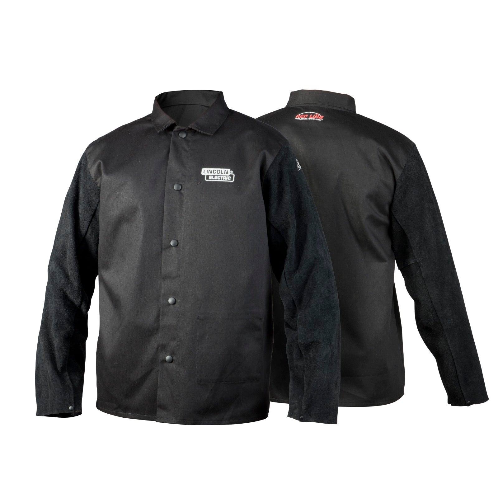 Lincoln Shadow Split Leather Sleeved Welding Jacket (K2986)