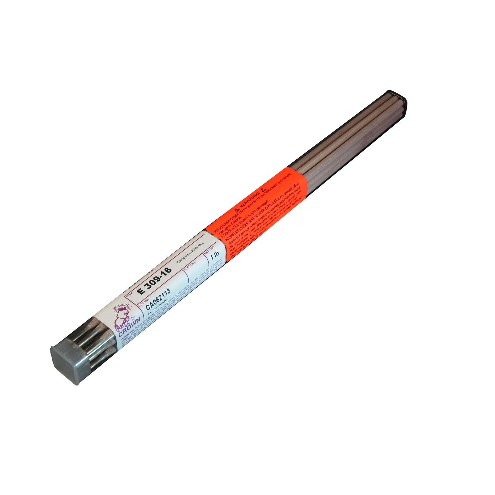 Crown Alloy 3/16 E 309-16 BR.PKG. Stainless Steel ELECTRODE 1 lb TUBE (SE309/EQ-BP)