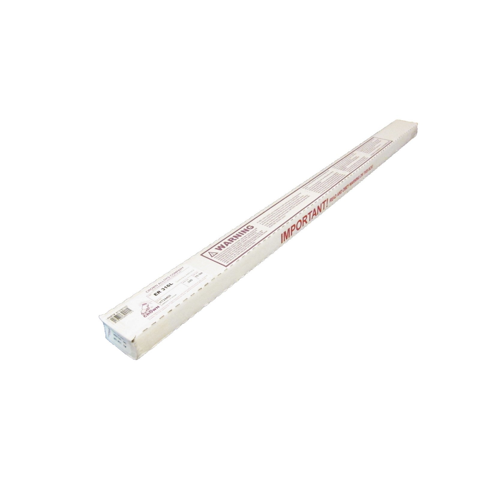 Crown Alloy .045 x 36" ER 316L Stainless Steel TIG 10 lb BOX (ST316/TXG)