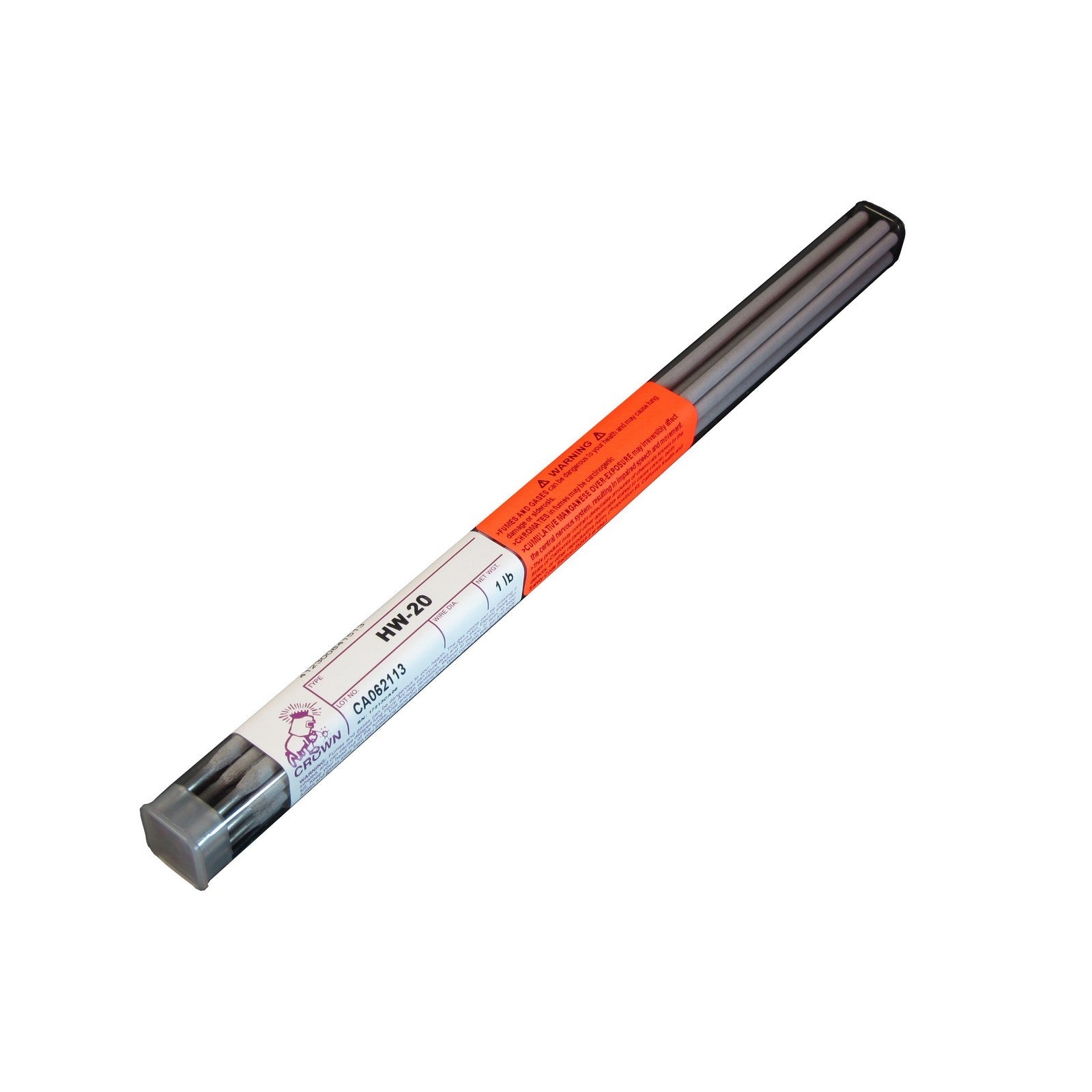 Crown Alloy 5/32 HW-20 BR.PKG. Hot Work (H-10 to H-16) Tool Steel ELECTRODE 1 lb TUBE (TEHW/EP-BP)