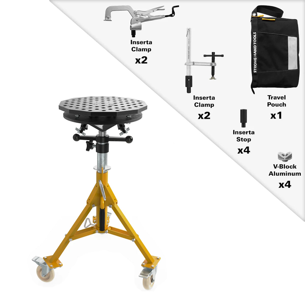 Strong Hand Tools 14 Inch Scout Tripod Stand with 5/8 Holes (TWS14)