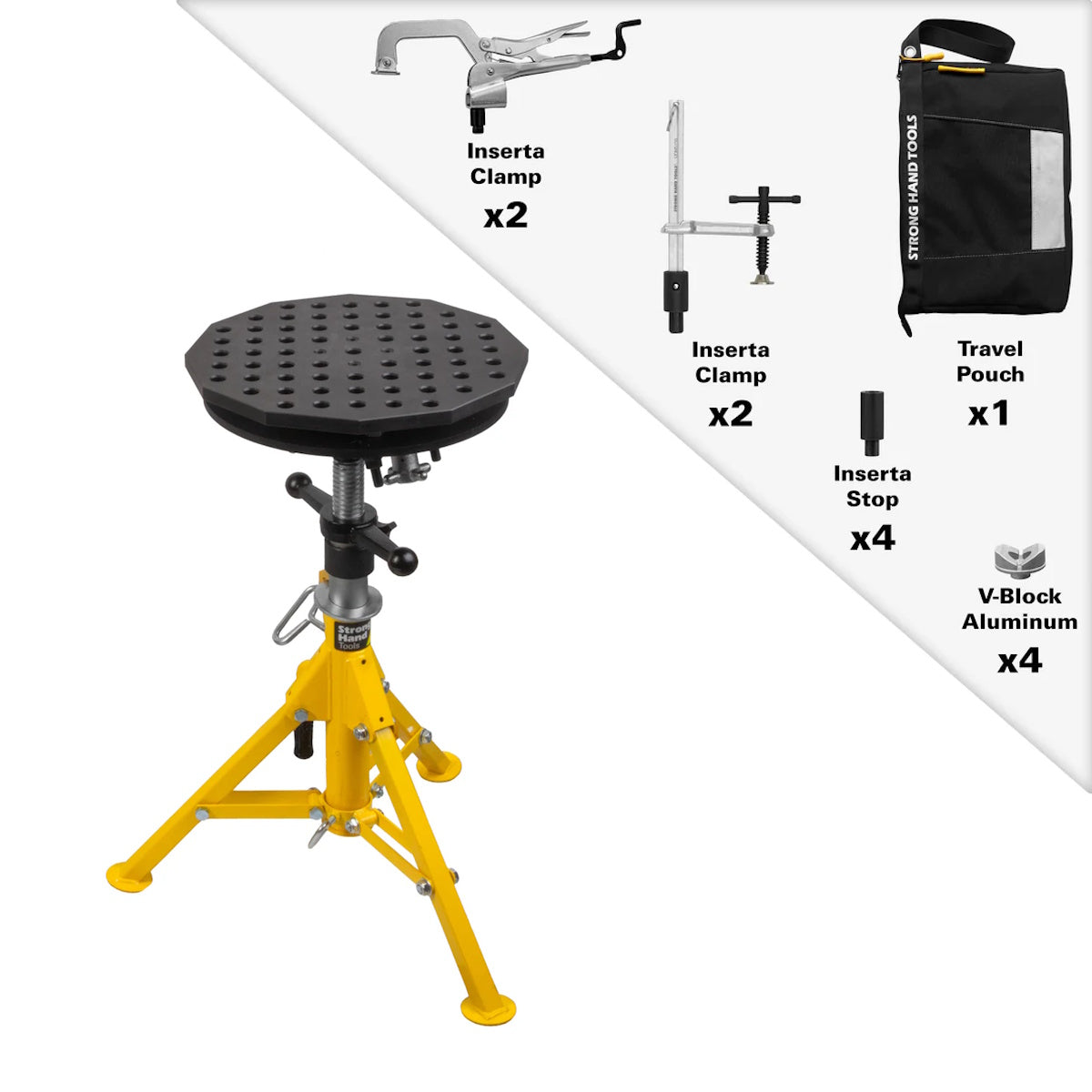 Strong Hand Tools 14 Inch Scout Tripod Stand with 5/8 Holes (TWS14)