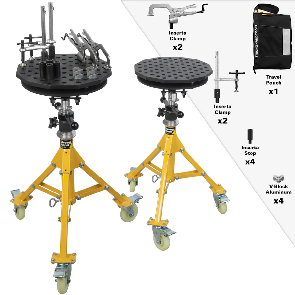 Strong Hand Tools 14 Inch Scout Duo Tripod 5/8 Holes w/12Pc Fixture Kit (TWS14-2PK)