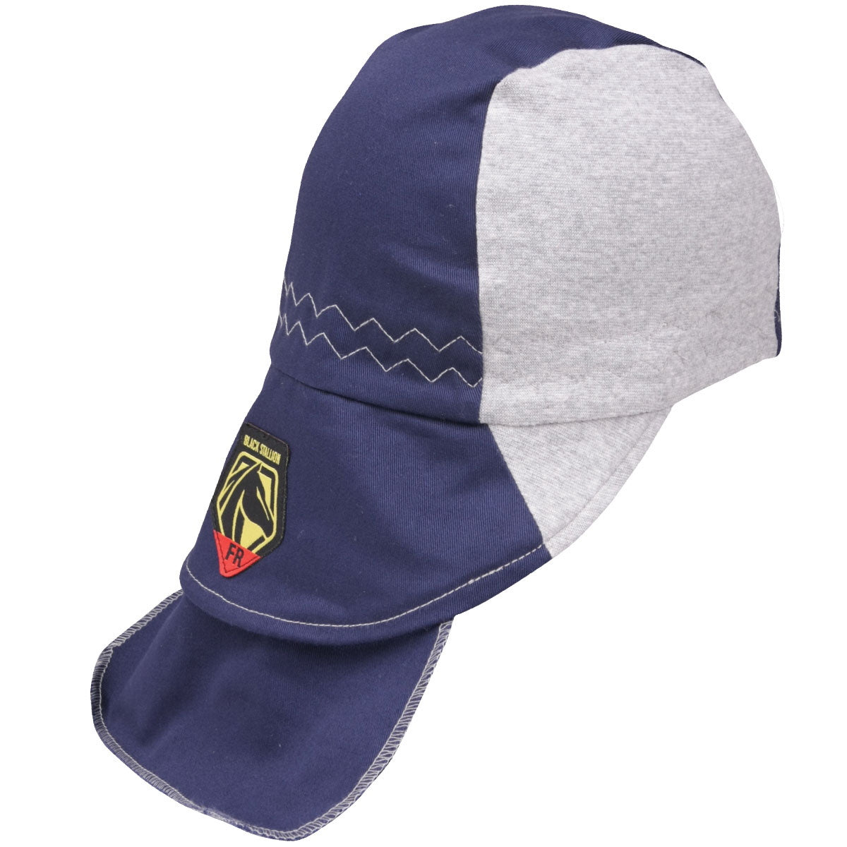 Revco Black Stallion Navy/Gray FR Cotton Welding Cap (AH1630-NG)