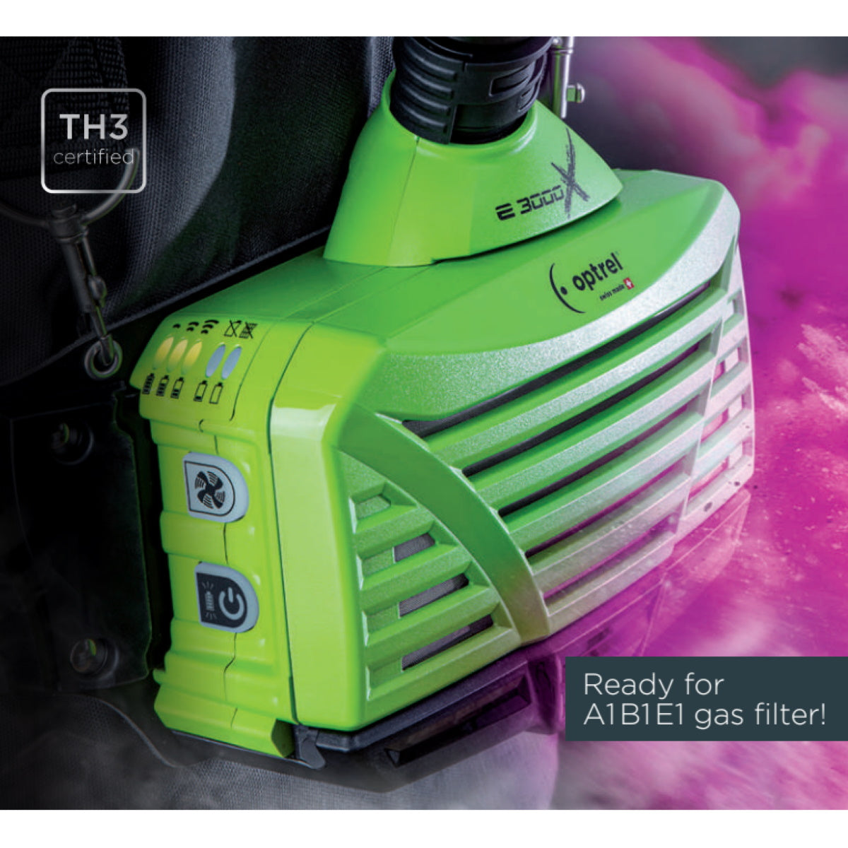 Optrel E3000X PAPR with Panoramaxx Welding Helmet (4550.551)