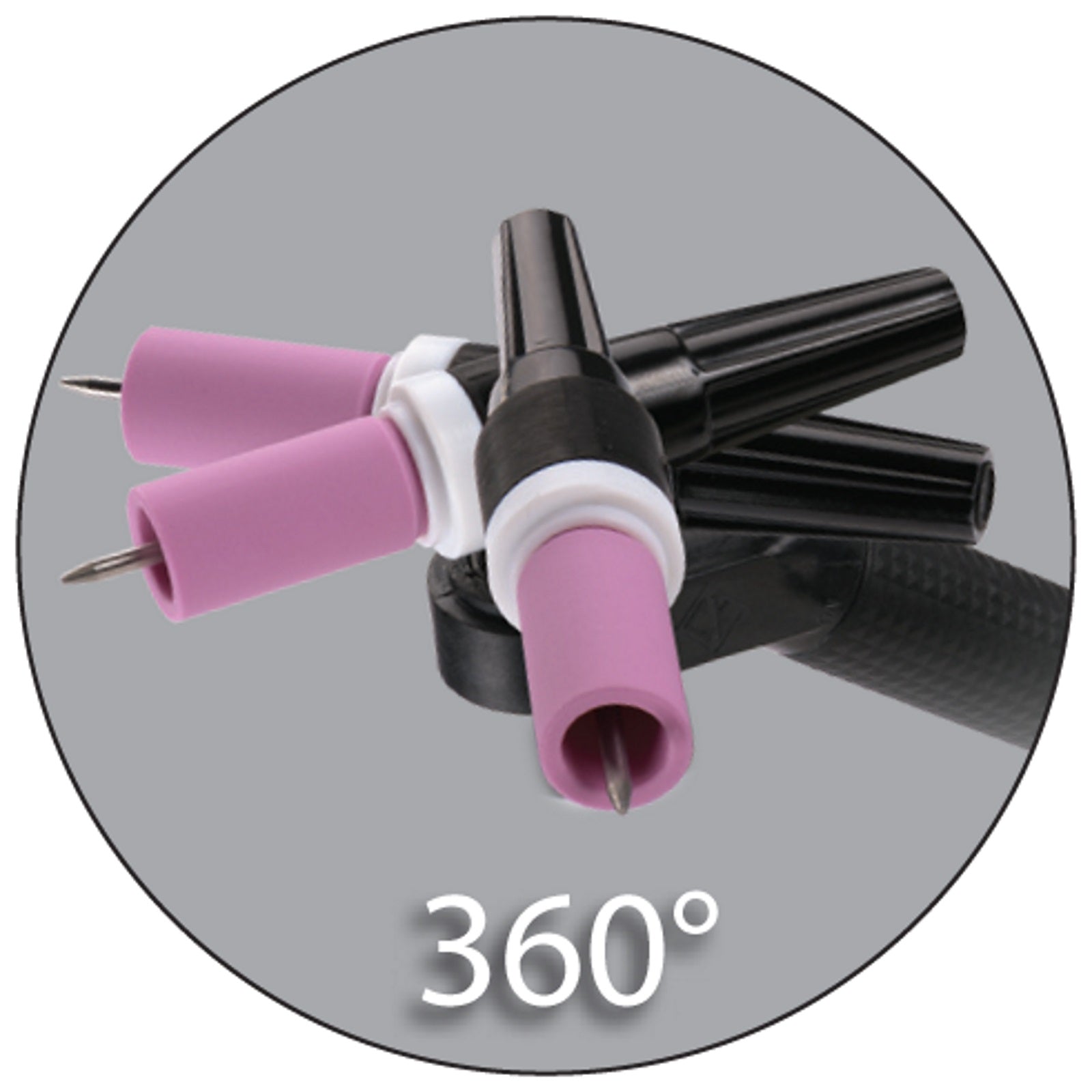 CK Worldwide Air-Cooled Flex-Loc TIG Torch Head (FL3L)