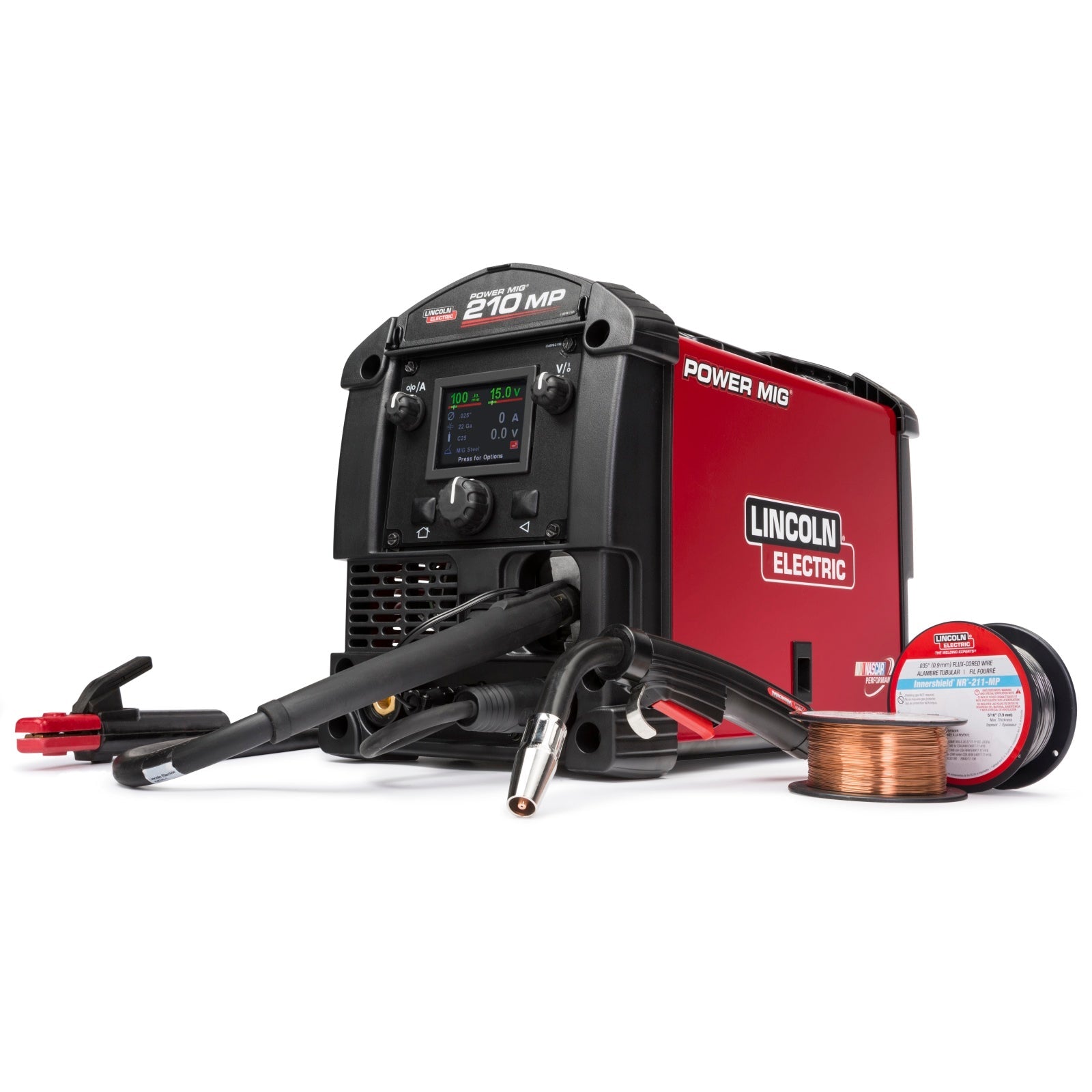Lincoln Power MIG 210 MP Welder w/ TIG Kit, and Spoolgun (K4195-2, K3269-1)