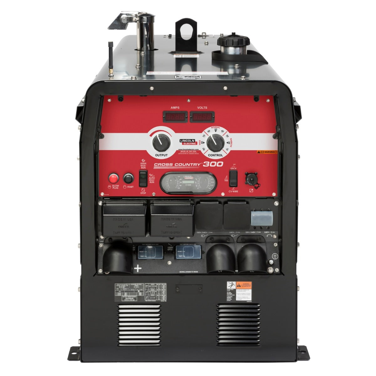 Lincoln Cross Country 300 Kubota CC/CV Welder Generator w/Wireless Remote (K4166-2)