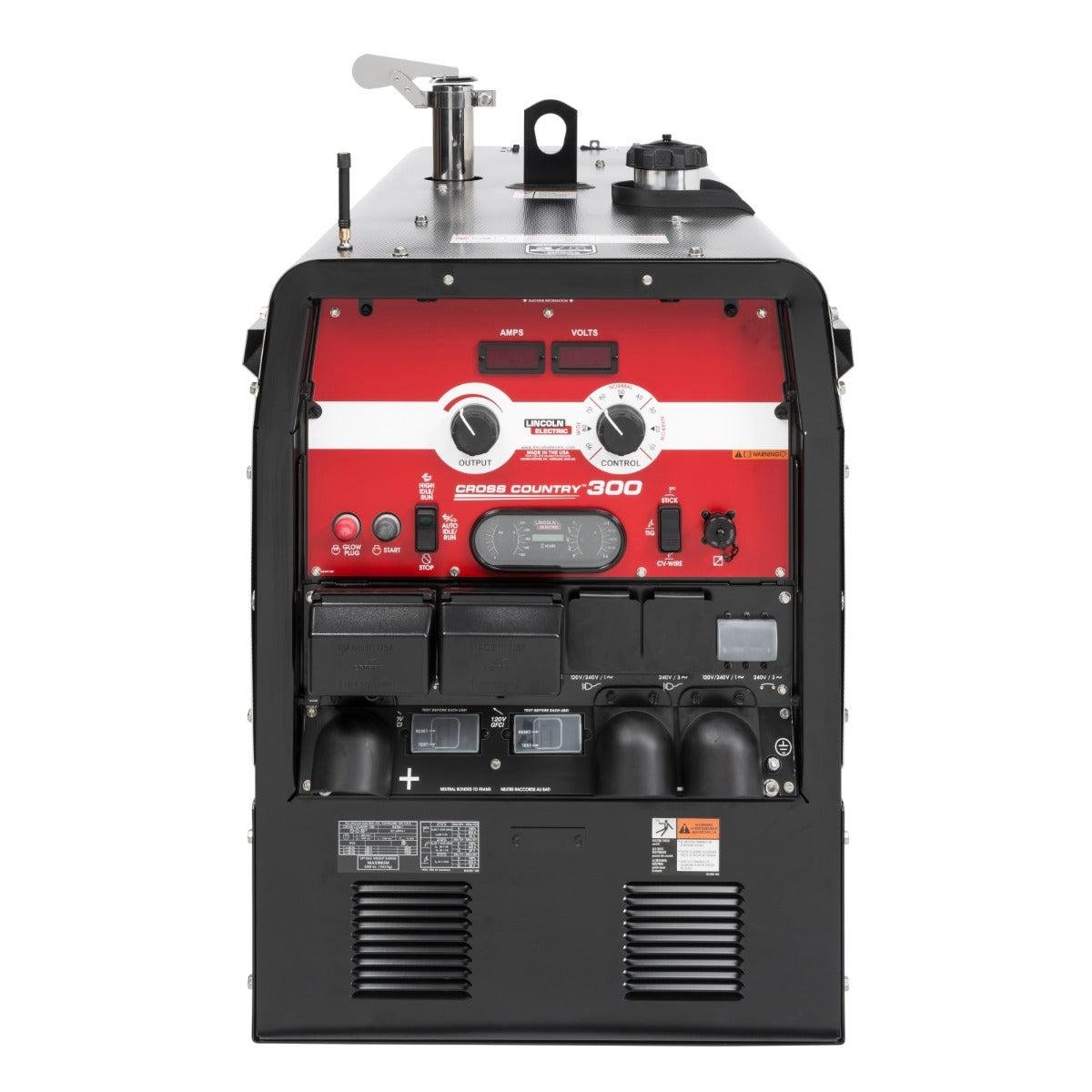 Lincoln Cross Country 300 Kubota CC/CV Stainless Generator w/Wireless Remote (K4166-3)