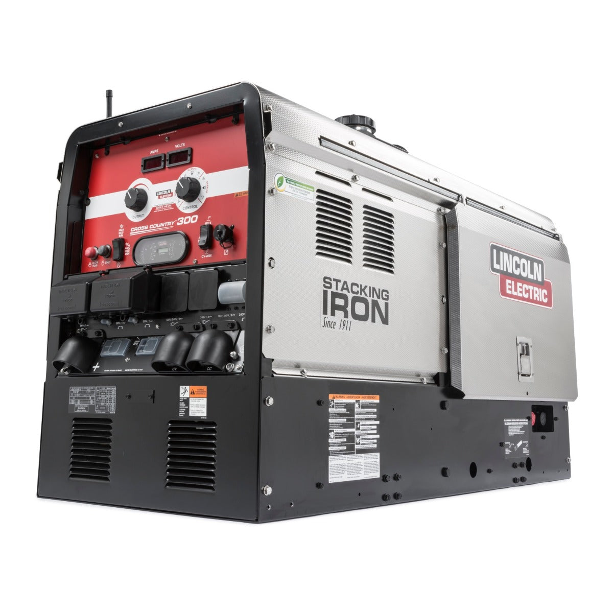 Lincoln Cross Country 300 Kubota CC/CV Stainless Generator w/Wireless Remote (K4166-3)