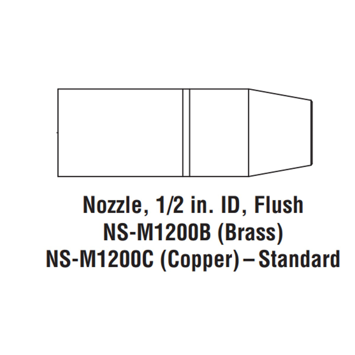 Miller AccuLock MDX 100 MIG Gun Nozzle (Pkg/2)