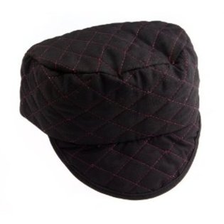 Black Quilted Welders Skull Cap - One Size (OKICMX3000BQE)