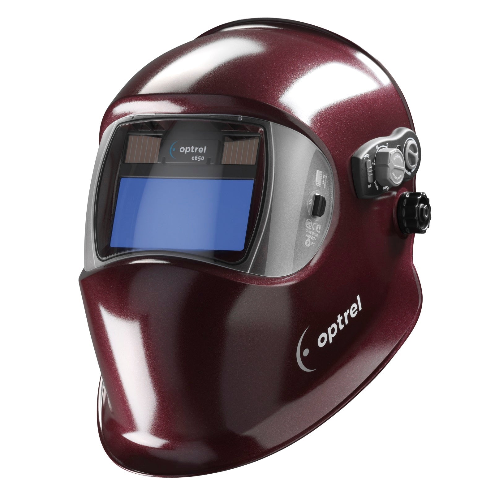 Optrel e650 Series Red Helmet (1006.310)