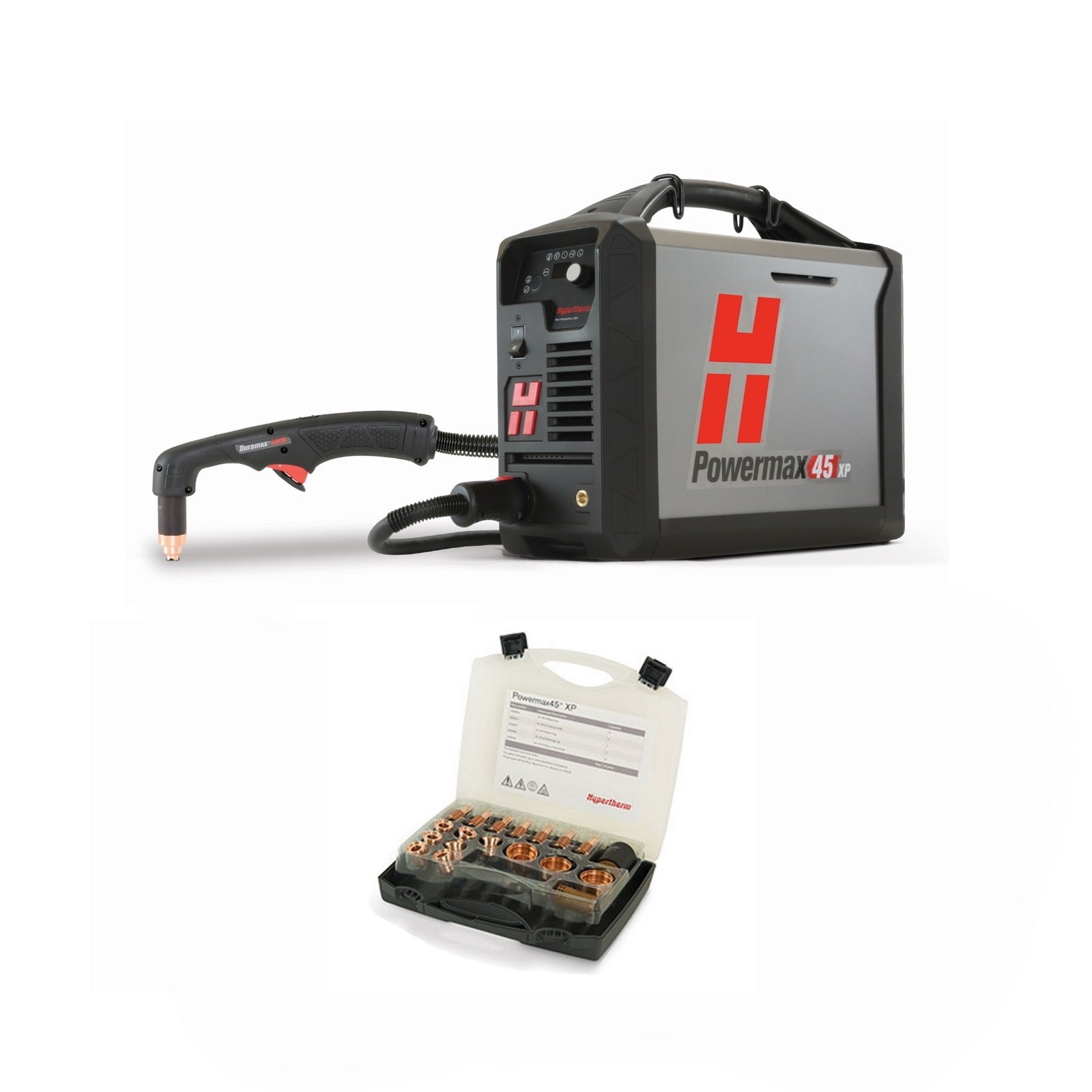 Hypertherm Powermax45 XP Plasma Cutter with 20ft Hand Torch (088112)