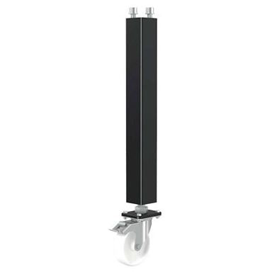 Siegmund System 16 Table Leg with Caster and Locking Brake, 750mm (29") (S2-160876-X)