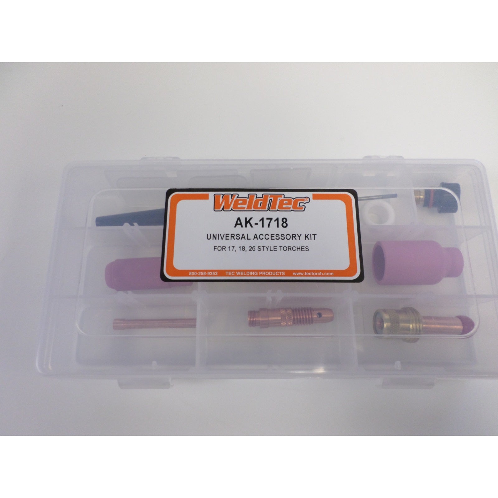 Weldtec TIG Torch Accessory Kit for WP17 150Amp (AK-1718)