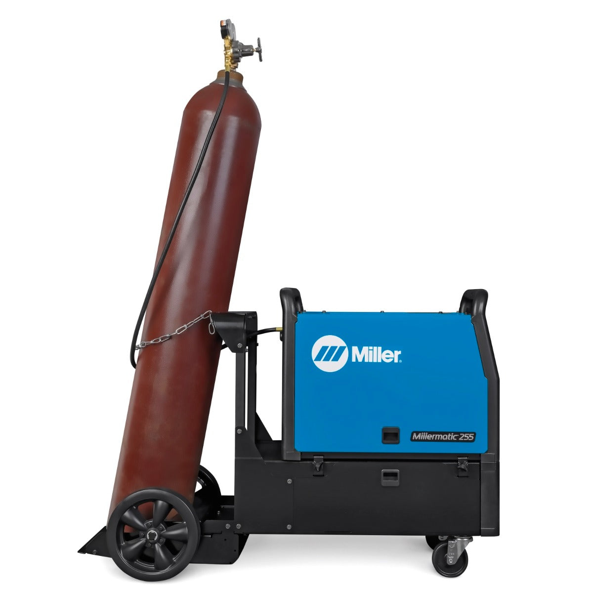 Miller Millermatic 255 MIG/Pulsed MIG Welder- 208/240V with Running Gear (951766)