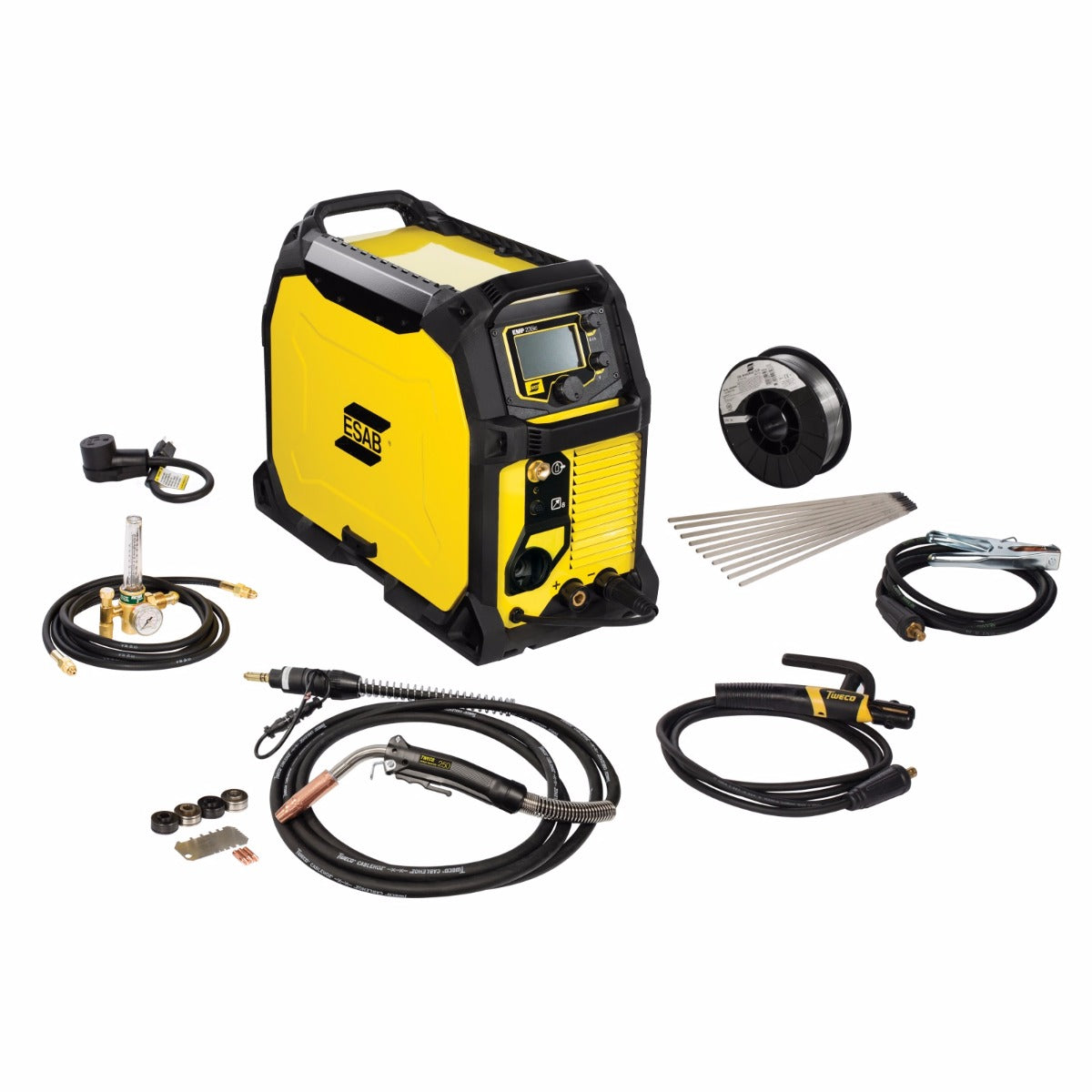 ESAB Rebel EMP 235ic MIG/Stick/TIG Welder with Cart (0558012704)