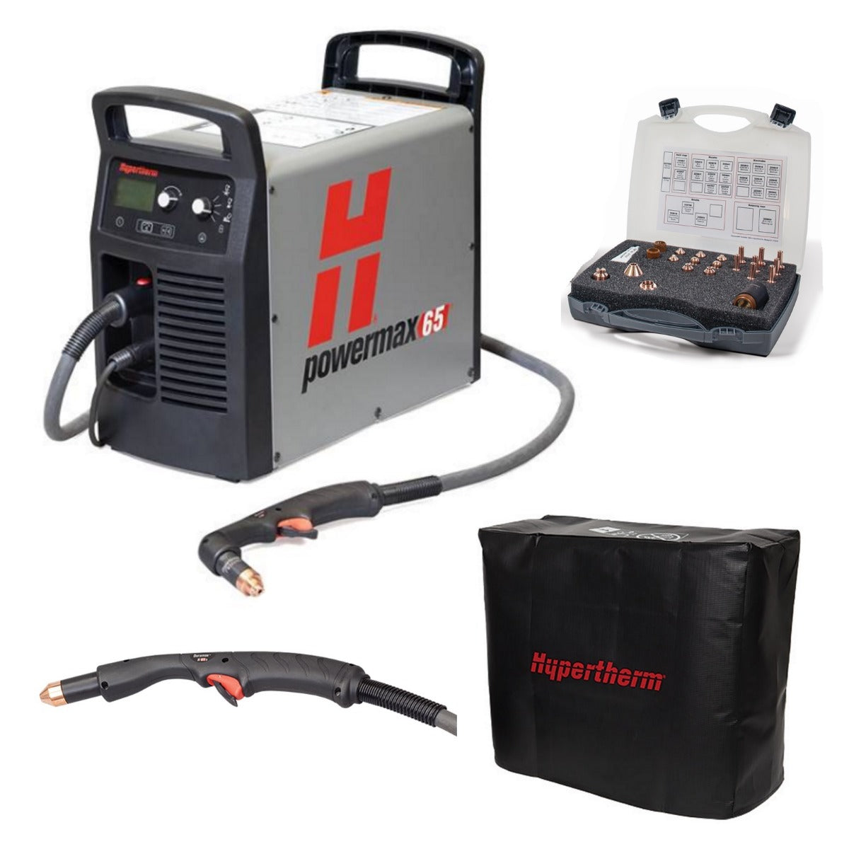 Hypertherm Powermax 65 w/CPC 50ft 75° and 15° Hand Torch Pkg (083308)