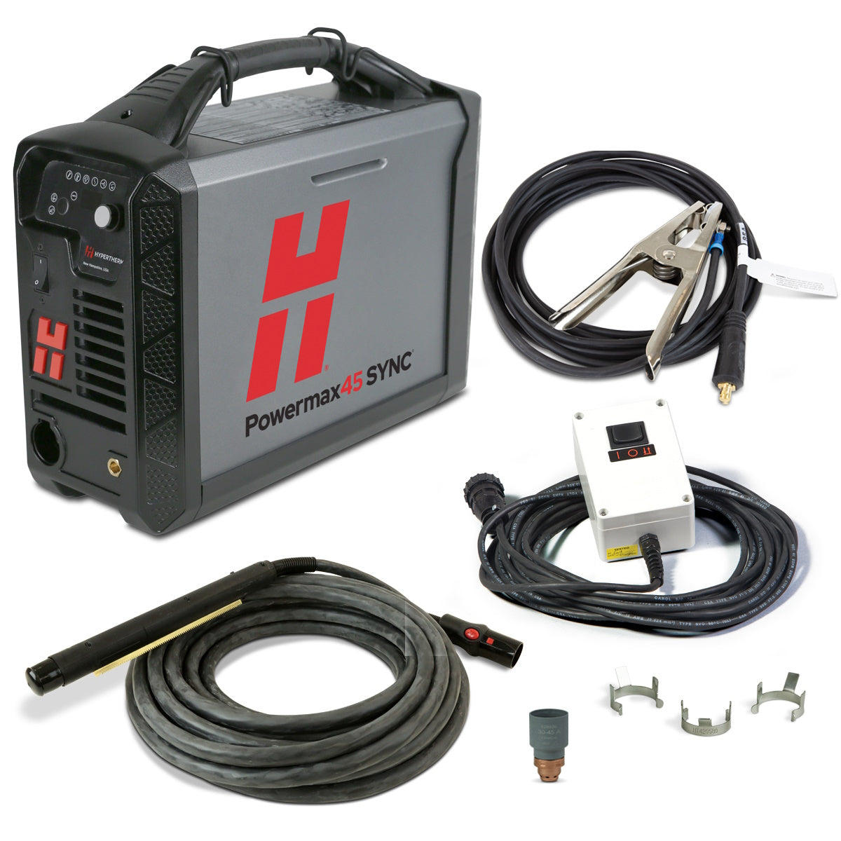 Hypertherm Powermax45 SYNC Plasma w/25ft Mechanized Torch and On/Off Pendant (088582)
