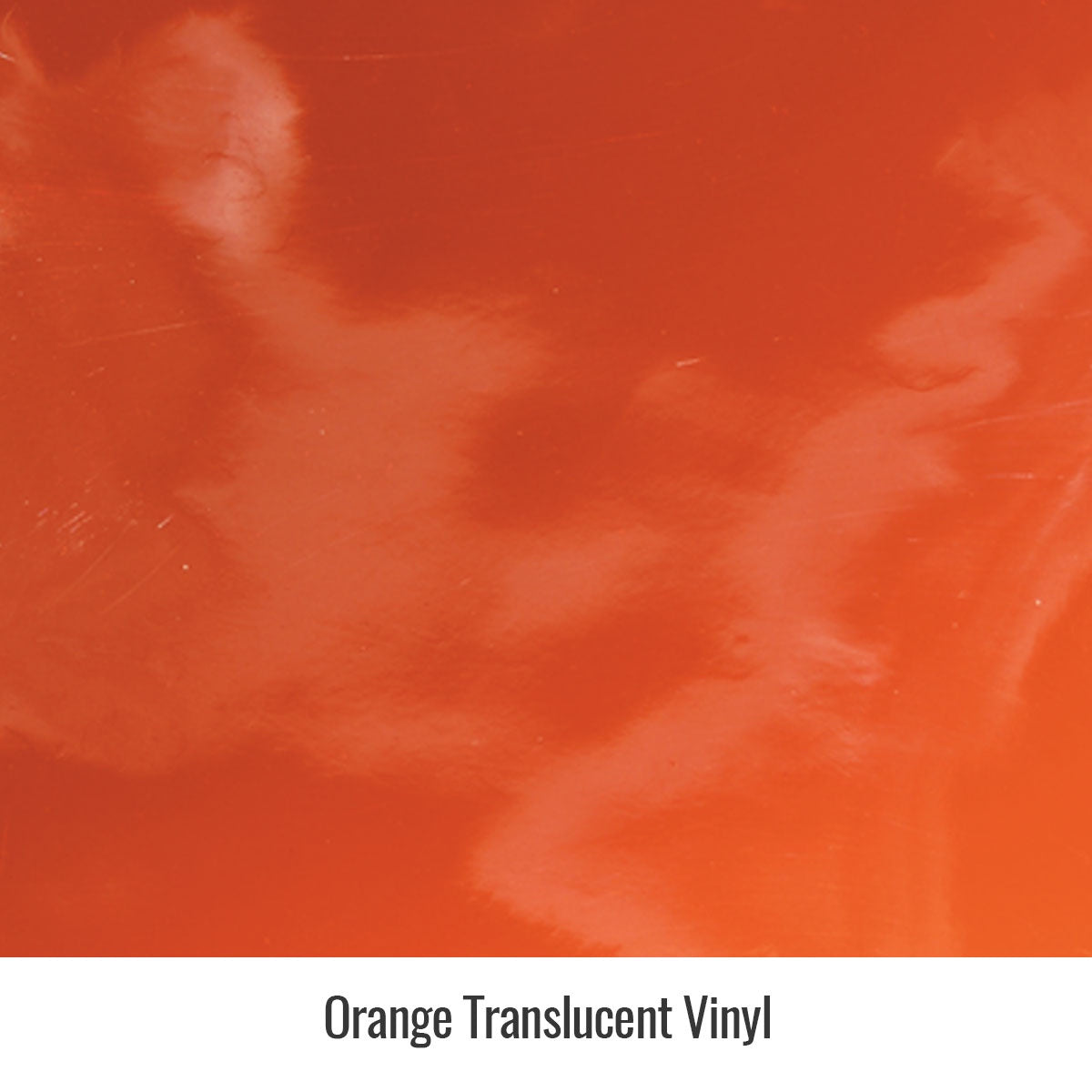Black Stallion Revco 14 Mil Orange Vinyl Welding Screen 6XXV1-ORA, marbled glossy finish, close-up view.